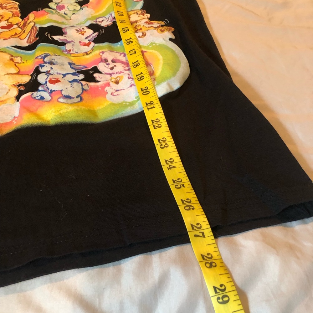 Care Bears Black Graphic Tee with White Logo Print - Picture 6 of 6